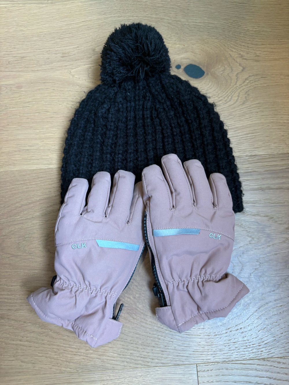 Calikids 3–5Y Winter Gloves + Bula Pom Hat Set